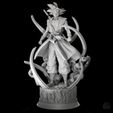 Goku_xeno_Live3DprintsPT003_BWno_logo.jpg STL file Time Patrol Goku (Xeno)・3D printing design to download