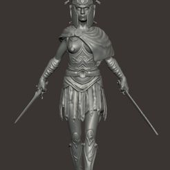 B9254A05-DDF4-48EB-B95D-4AD0EBBED7E3.jpeg Archivo 3D Mujer guerrera espartana・Plan de impresión en 3D para descargar