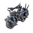 Infernal-War-Bike-Riders-Gunner-1-Mystic-Pigeon-Gaming-1.jpg Infernal War Bikes and Foot Soldiers Fantasy Resin Mini