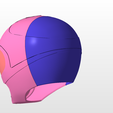 back.png power rangers mmpr pink ranger helmet stl file