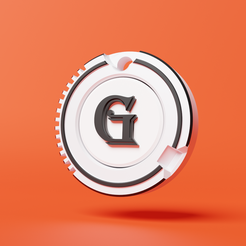 G-keychain-image-2.png STL file MAGNETIC "G" WORD KEYCHAIN・3D printer model to download