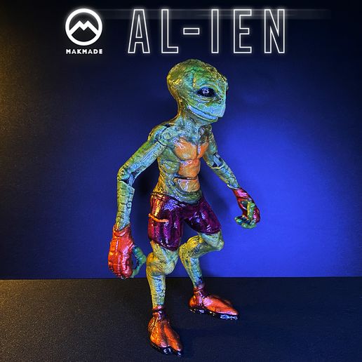 👽 Al the Alien・Free STL File for 3D printing・Cults