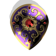 Radient-Shield-v1-1.png GERUDO Radient Shield STL FILES [Legend of Zelda: Breath of the Wild]