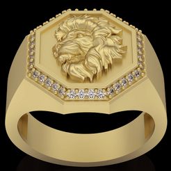 keyshot-jewelry-scene-setup-set-3.10369.jpg Файл STL Кольцо со львом・Идея 3D-печати для скачивания