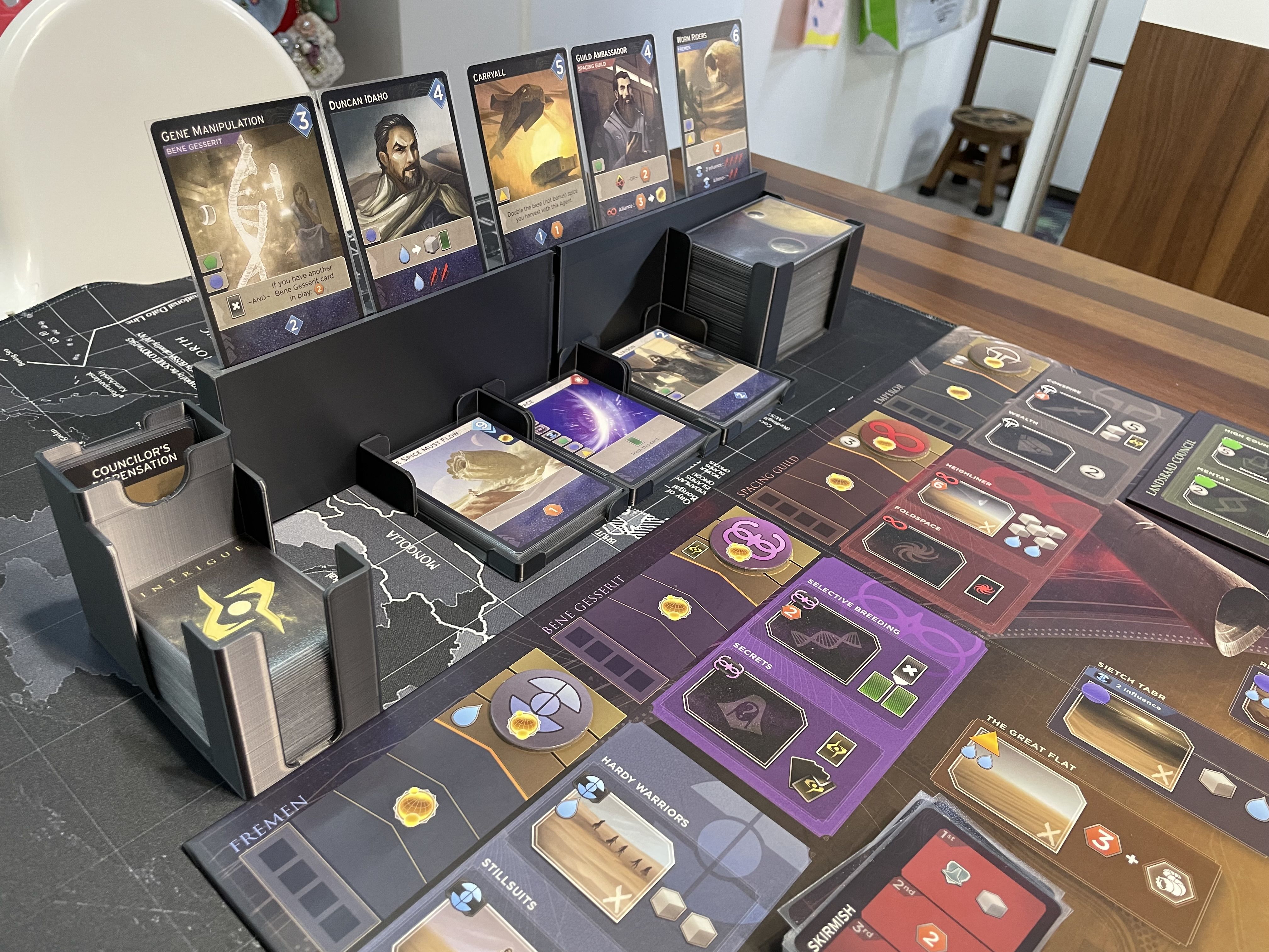 Fichier 3D Dune Imperium + Extension Rise of Ix Insert・Design à télécharger et à imprimer en 3D