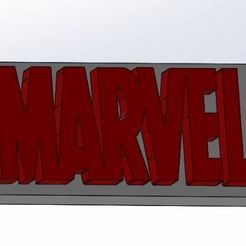 WhatsApp Image 2020-05-15 at 17.40.22.jpeg Free STL file marvel logo・Object to download and to 3D print