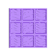 Water3x3.stl Modular Grassland Tactics Tiles (18mm scale)