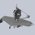 jw18.jpg Download DXF file James Webb Space Telescope JWST Basic Model • 3D printer template, julian-danzer