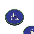 Jeton Caddie Handicap v4 23.25mm v310.jpg Handicap logo shopping cart tokens