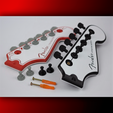 PIC2.png Fender Guitar Headstock - Key Hanger / Wall Art