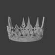 7.png Xavier Crown - Coroa Caída Amor e Espaço Profundo Impressão 3D