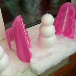 2de22b273df7ae28187f67819206aeb7_display_large.jpg Archivo STL gratis Molde muñeco de nieve・Diseño de impresión 3D para descargar