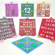 Mother's-Day_Messages.jpg Multipurpose Board Set for Mother's Day - Functional, Customizable, and Versatile - Message Board, Letter Board, Calendar Board, Art Board, Board Game, Jewelry Holder, Photo Holder, Polaroid Frame #MOTHERSCULTS