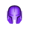 Paz_Dented.stl Paz vizsla helmet (heavy infantry Mandalorian)