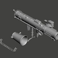 Carl-Gustaf-M4_1.jpg CARL GUSTAF M4 ROCKET LAUNCHER FOR ACTION FIGURES 3D PRINT MODEL