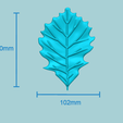 dsize.png Chestnut Oak Tree Leaf - Molding Artificial EVA Craft