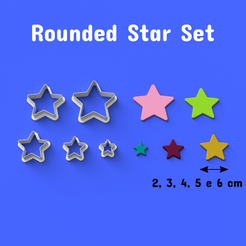 bitmap.png Rounded Star Cookie / Fondant Cutter