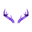 Horns.OBJ Deer skull with stand