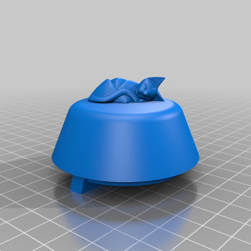 Pet_Urn_Lid_1_sleeping_cat_with_Fillet.png Canopic Urn - Cat