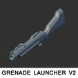01.jpg weapon gun GRENADE LAUNCHER -FIGURE 1/12 1/6