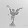 descending angel7.jpg Fallen Angel with Base Sculpture Anime Angel Statue