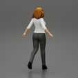 3DG1-0004.jpg Fichier 3D 2 Femme d'affaires en chemise et pantalon tirant une valise marchant dans un terminal d'aéroport・Objet imprimable en 3D à télécharger