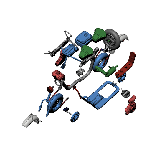 LAMBRETTA-v53_espl1.png Lambretta motorcycle from the 1960s model