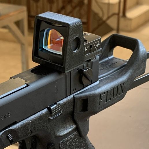 KSC KWA WE Tech Tokyo Marui Glock Gen 3 Gen 4 RMR Micro Red Dot Adapter With Protective Case