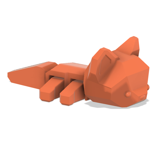 3.png Flexible Fox (Print-in-place)