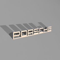PORSCHE-1.png STL file LOGO PORSCHE・3D printing idea to download
