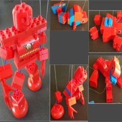 presentatio 43.jpg Free STL file DUPLO PUPPETS・Design to download and 3D print