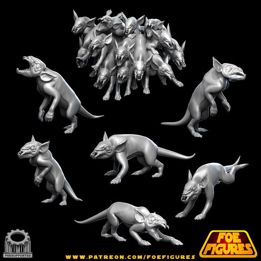 Datei 3D Star Wars Scrap Rats Bundle + Schwarm ⭐ ・Modell für 3D-Druck ...