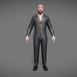 1.png Cartoon Character - Bald Man in Suit