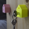E.png Free STL file Key house・3D printer design to download