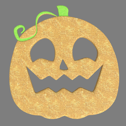 Halloween_Cookies_Pack_01_03_Render_01.png Datei STL Halloween-Kürbis-Keks // Entwurf 03・Design für 3D-Drucker zum herunterladen