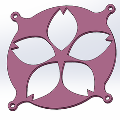 imagen_2022-12-06_031558092.png Fichier STL VENTILATEUR PC 🌸 CHERRY BLOSSOM 🌸 SHROUD COVER・Objet pour impression 3D à télécharger