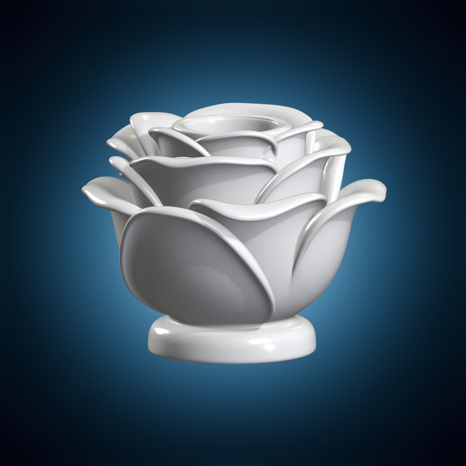 Rose Tealight Candle Holder