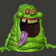 Slimer-Warts.jpg Slimer And the Real Ghostbusters Candy Bowl
