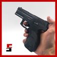 cults3D-1.jpg Pistol VP9 - Heckler & Koch SFP9 Prop practice fake training gun