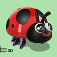 CDF9B16E-E6C0-4706-B8C0-6E490B3DEF63.jpeg Lady Bug Diva, Print in place, No Supports, GD3D
