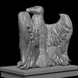 23.jpg STL file Eagle sculpture 3D print model・3D printable model to download
