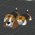 BassetHoundPhoto1.jpg Mini Flexi Articulating Basset Hound Dog