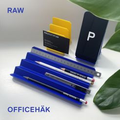 RAW OFFICEHAK STL file OFFICEHÄK RAW COLLECTION・3D printer design to download
