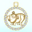 Mat-day-heo-541-04.jpg Pendentif cochon - N541 - Modèle d'impression 3D