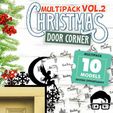 COP.jpg 🎅 Christmas door corners vol. 2 💸 Multipack of 10 models 💸 (santa, decoration, decorative, home, wall decoration, winter) - by AM-MEDIA