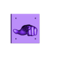 Hand_05.stl 3d resin hand hook