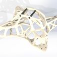 genesis white.jpg Fichier STL Cadre bionique 225mm・Modèle à télécharger et à imprimer en 3D