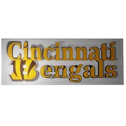 NFL Cincinnati Bengals 3D Logo Series Wall Art - 12x12 2507286