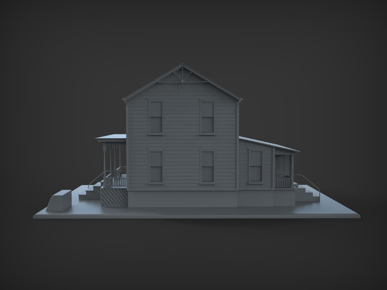 Myers-House-Side.jpg Archivo STL La casa Myers・Modelo imprimible en 3D para descargar, SCR33M3R