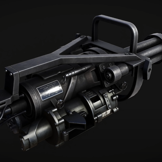  rust minigun replica prop 3d print stl stl file for 3d printing cults